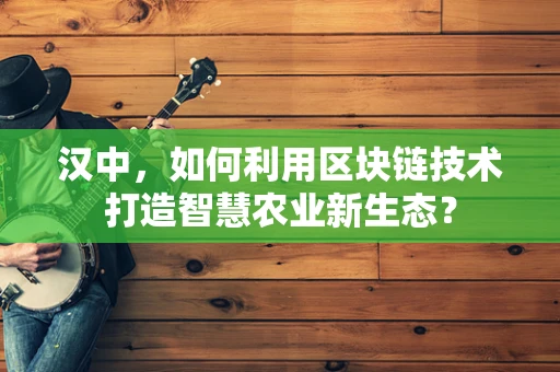 汉中，如何利用区块链技术打造智慧农业新生态？