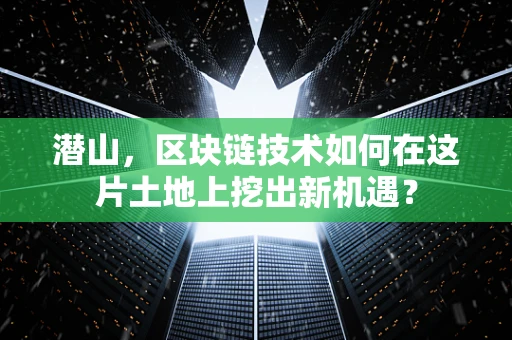 潜山，区块链技术如何在这片土地上挖出新机遇？