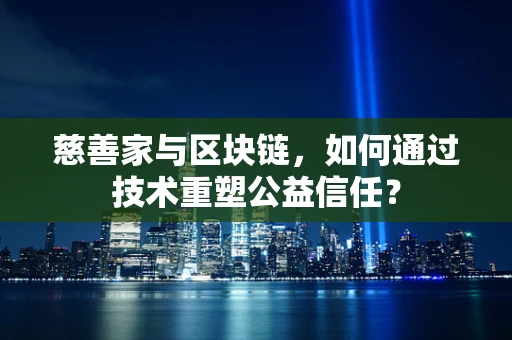 慈善家与区块链，如何通过技术重塑公益信任？