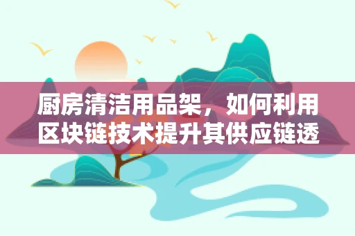 厨房清洁用品架，如何利用区块链技术提升其供应链透明度与安全性？