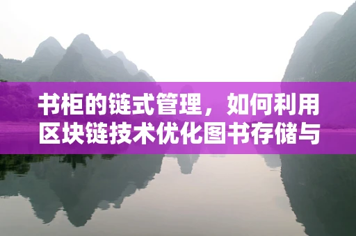 书柜的链式管理，如何利用区块链技术优化图书存储与追踪？