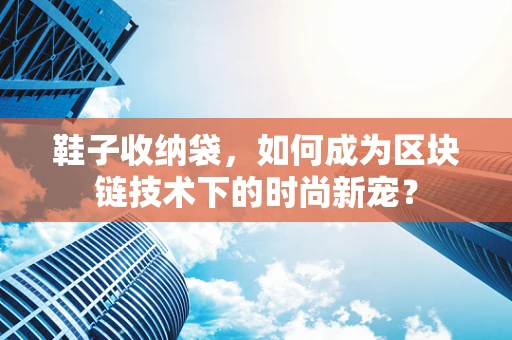 鞋子收纳袋，如何成为区块链技术下的时尚新宠？