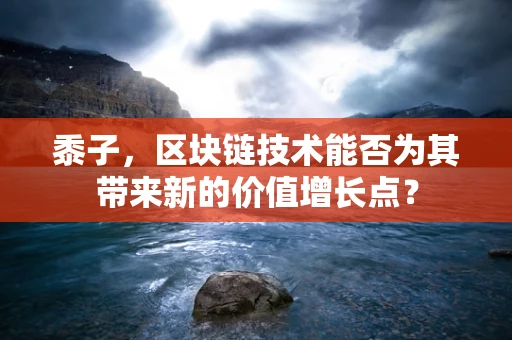 黍子，区块链技术能否为其带来新的价值增长点？