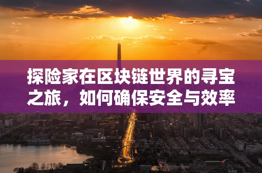 探险家在区块链世界的寻宝之旅，如何确保安全与效率的平衡？