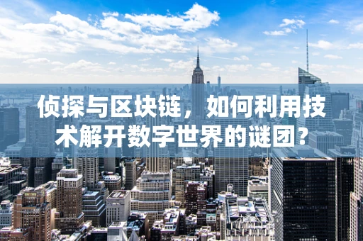 侦探与区块链，如何利用技术解开数字世界的谜团？