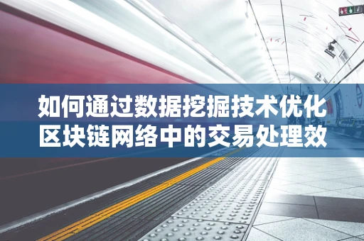 如何通过数据挖掘技术优化区块链网络中的交易处理效率？