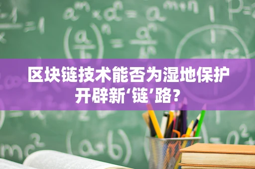 区块链技术能否为湿地保护开辟新‘链’路？