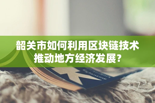 韶关市如何利用区块链技术推动地方经济发展？