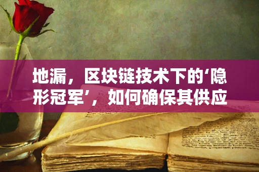 地漏，区块链技术下的‘隐形冠军’，如何确保其供应链的透明与安全？