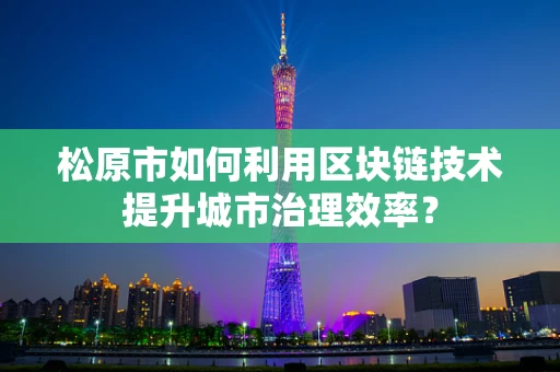 松原市如何利用区块链技术提升城市治理效率？